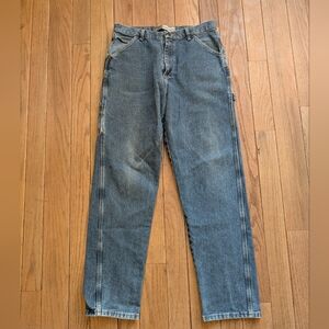 Men's Gander Mountain Carpenter For Straight Leg Denim Jeans Size 34x34